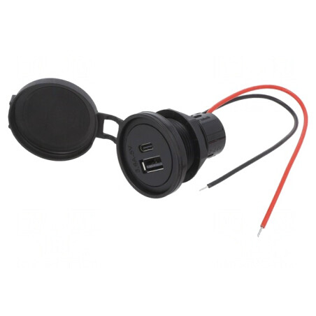 Încărcător Auto USB A și USB C 3.6A 5V | Electronic-mag.ro | Componente Electronice