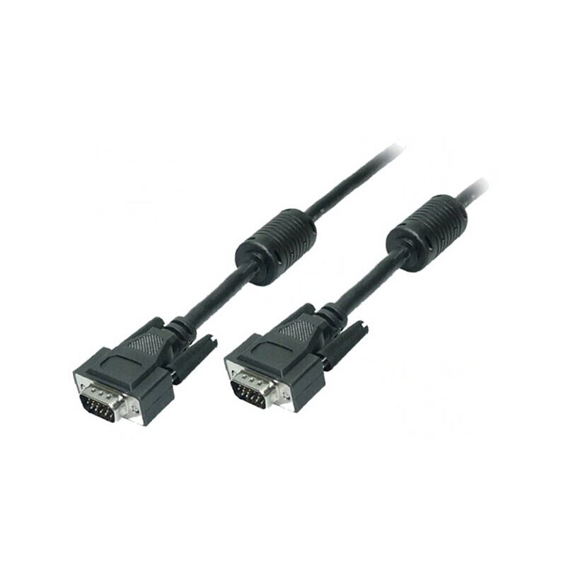 Cablu D-Sub 15 pin HD Negru 20m | Electronic-mag.ro | Componente Electronice