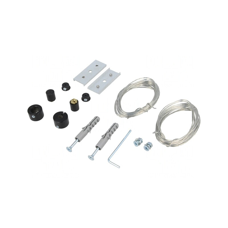 Dispozitiv Suspendare Suport LED Negru 0,15m 50V 20N | Electronic-mag.ro | Componente Electronice
