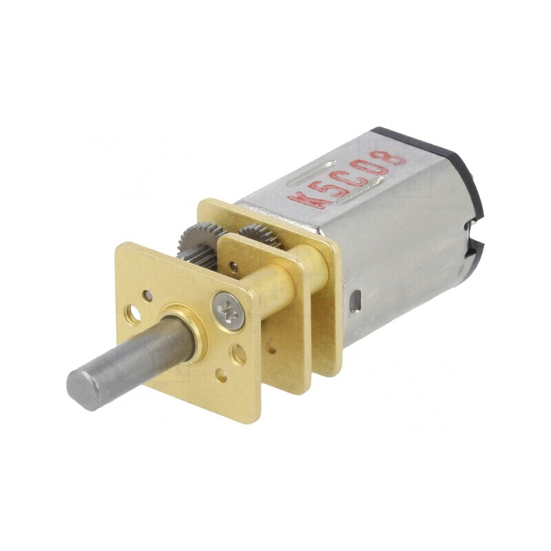 Motor DC cu Transmisie 6V 1,6A 15:1 Micro Metal Gearmotor | Electronic-mag.ro | Componente Electronice