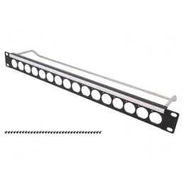 Adaptor Montare Patch Panel Rack 1U | Electronic-mag.ro | Componente Electronice