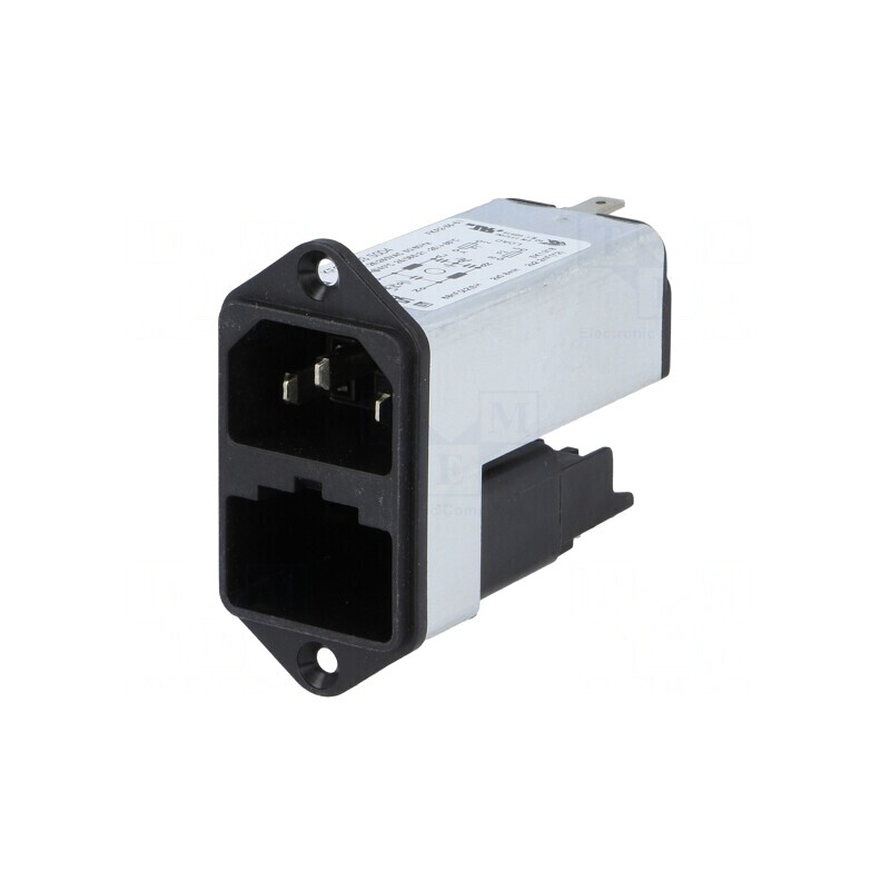 Conector Alimentare AC Soclu Tată 6A 250V | Electronic-mag.ro | Componente Electronice