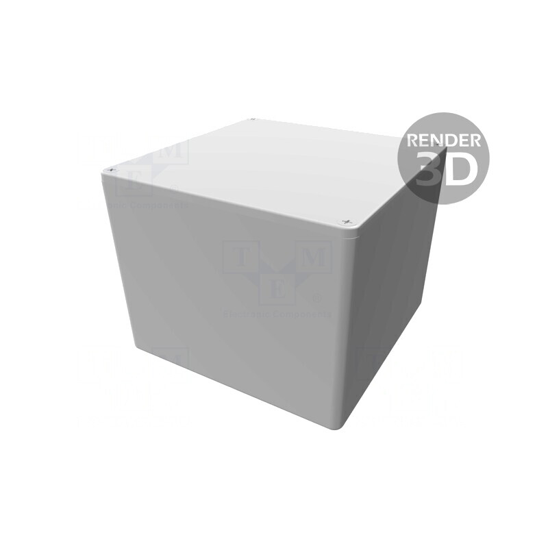 Carcasă Universală Aluminiu IP54 120x120x90mm | Electronic-mag.ro | Componente Electronice