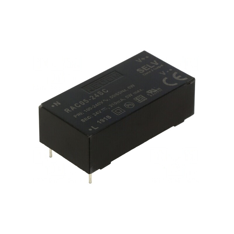Convertor AC/DC 5W 24VDC RAC05-24SC | Electronic-mag.ro | Componente Electronice