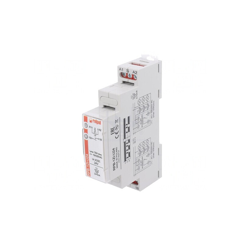 Releu Bistabil de Impulsuri SPST-NO 16A 24V | Electronic-mag.ro | Componente Electronice