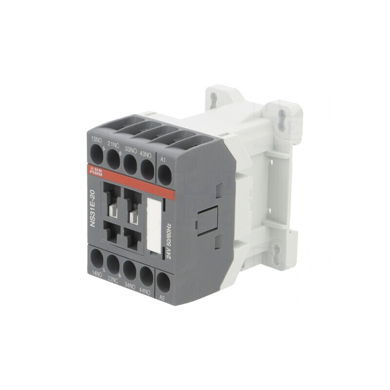 Contactor 4-Poli 24VAC 3A Cleme Șurub | Electronic-mag.ro | Componente Electronice