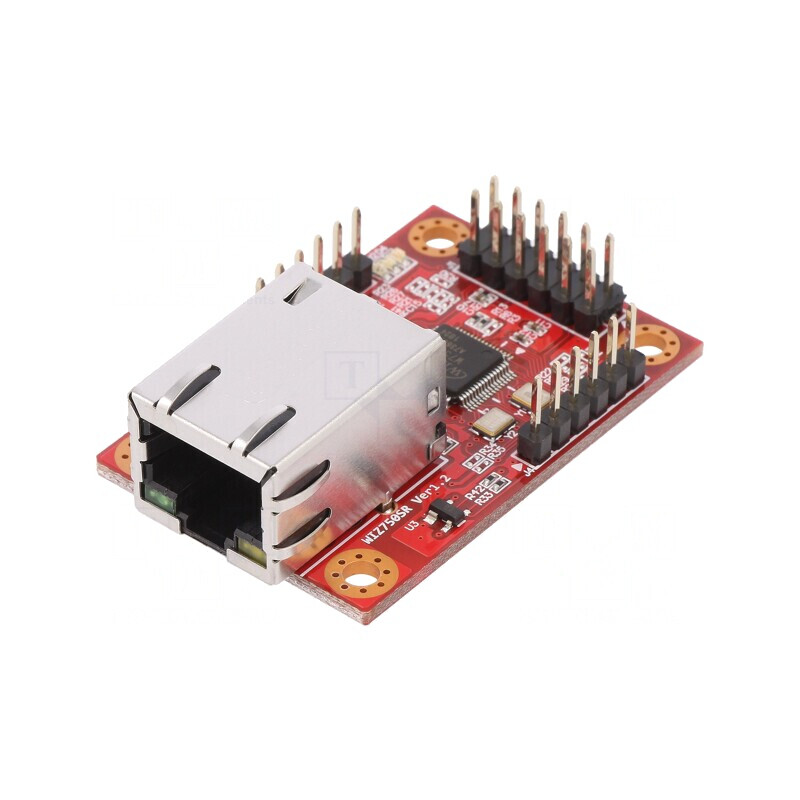 Modul Ethernet RJ45 Ecranat Magnetic 48x30x18mm | Electronic-mag.ro | Componente Electronice