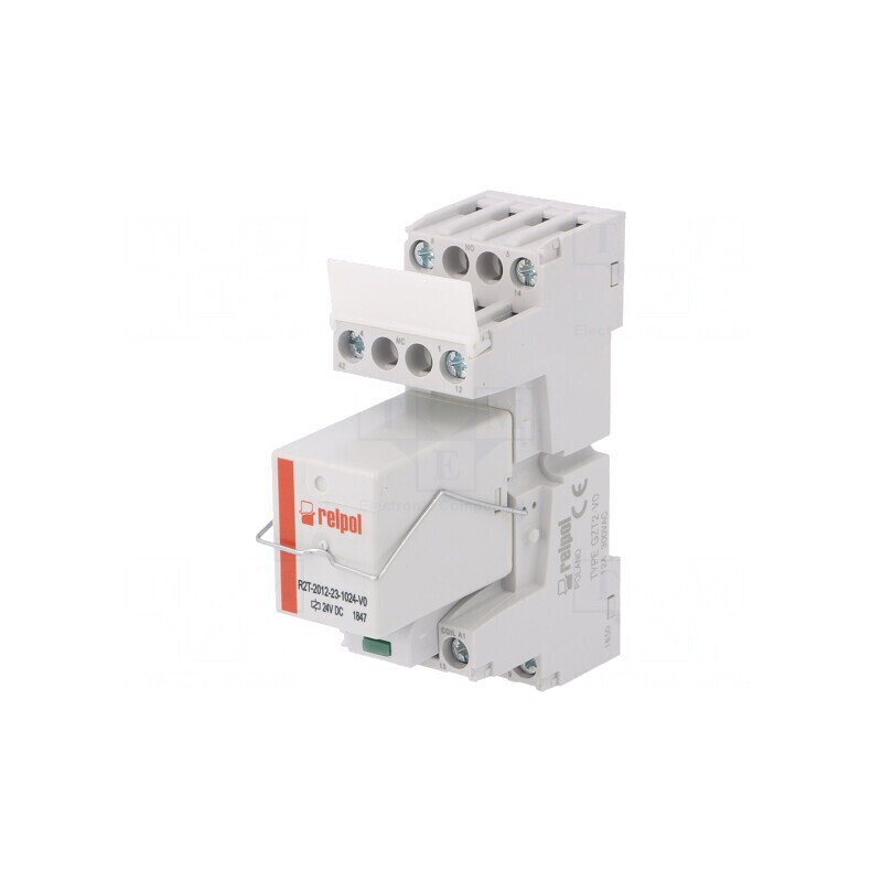 Releu intermediar DPDT 24VDC 12A/250VAC PIR2T-024DC-M41G-V0 | Electronic-mag.ro | Componente Electronice
