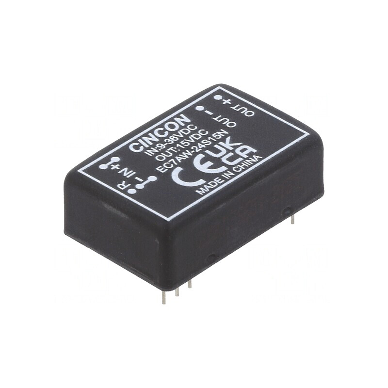 Convertor DC/DC 10W 9-36V la 15V 666mA DIP24 | Electronic-mag.ro | Componente Electronice