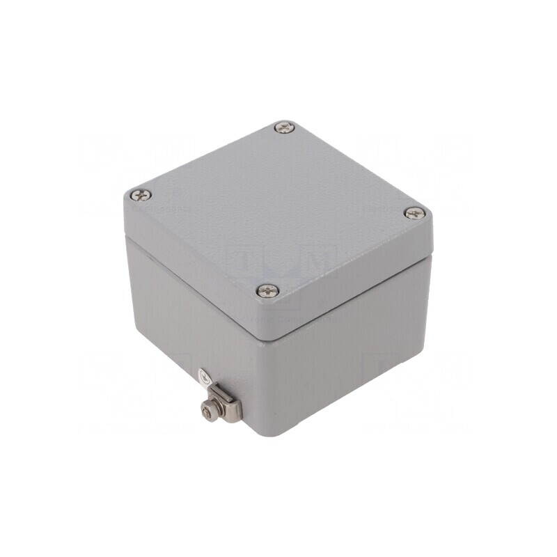 Carcasă Universală Aluminiu Gri ATEX 75x80x57mm EX RJ05 | Electronic-mag.ro | Componente Electronice