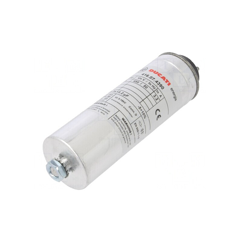 Condensator Trifazat 2,5kVAR 450VAC Polipropilenă | Electronic-mag.ro | Componente Electronice