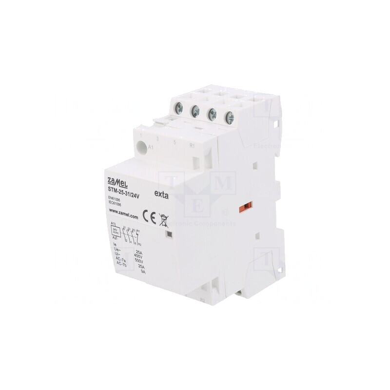 Contactor 4-poli 25A 24V NC NO STM-25-31 | Electronic-mag.ro | Componente Electronice