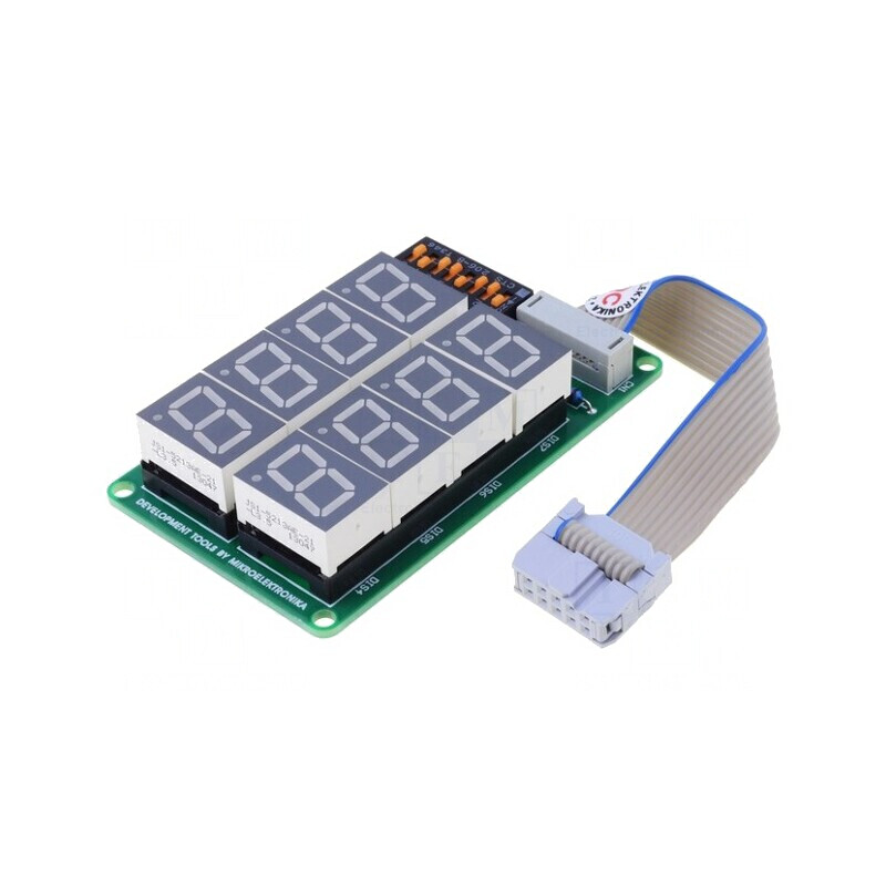 Placă de Expansiune IDC10 SPI cu Afișaj LED SERIAL7SEGDISPLAY2 | Electronic-mag.ro | Componente Electronice