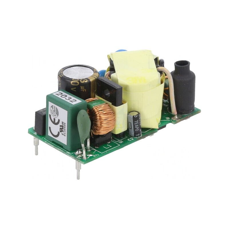 Convertor AC/DC 25W 90-264VAC 12VDC 2.1A 84% THT | Electronic-mag.ro | Componente Electronice
