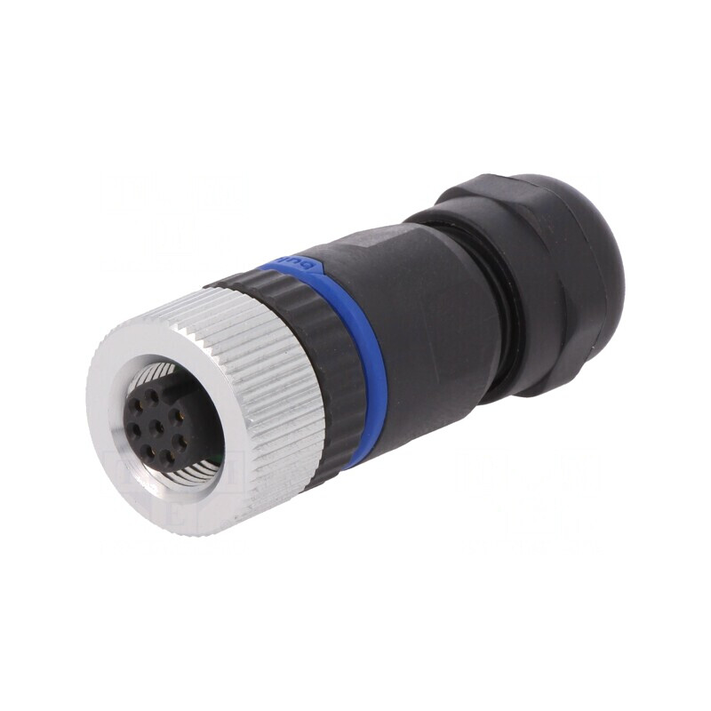 Mufă M12 8 pini mamă pe cablu IP67 | Electronic-mag.ro | Componente Electronice