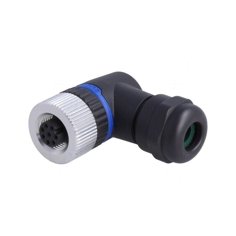 Mufă M12 8 PIN mamă pe cablu IP67 | Electronic-mag.ro | Componente Electronice