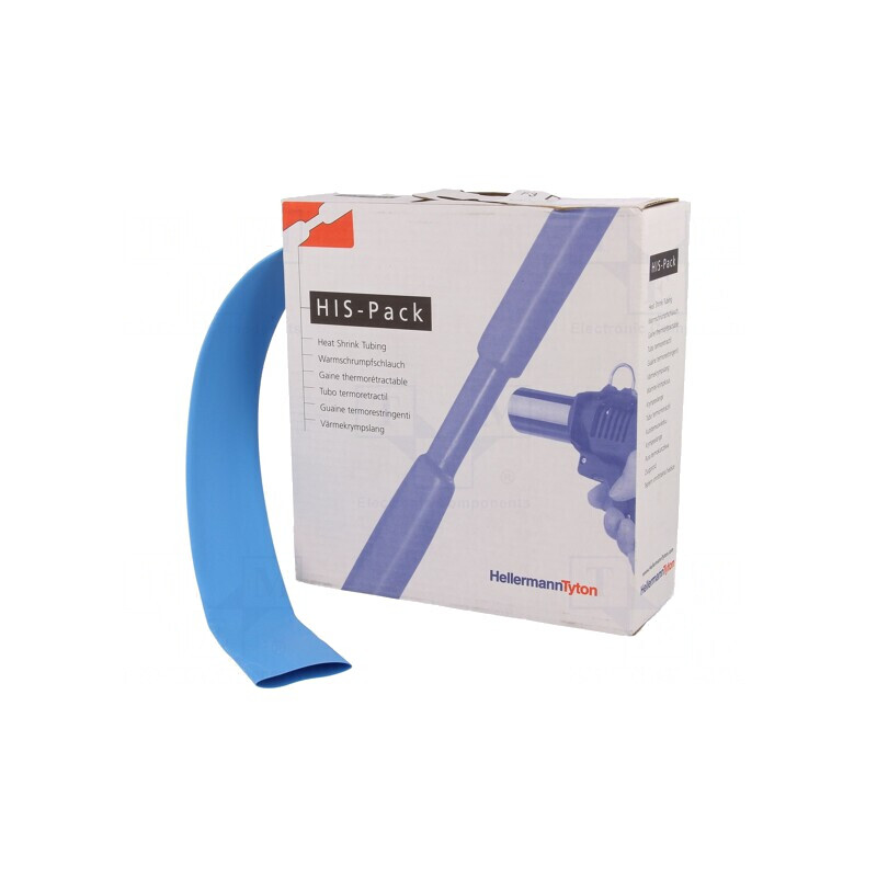 Manșon termocontractabil albastru 25,4mm x 5m | Electronic-mag.ro | Componente Electronice
