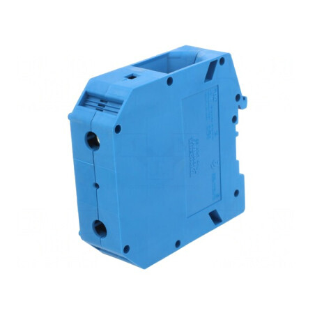 Conector Șină Albastru 95mm2 1 Pista 2 Borne | Electronic-mag.ro | Componente Electronice