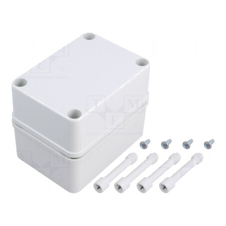 Carcasă Universală Gri 80x110x85mm PICCOLO IK08 PC | Electronic-mag.ro | Componente Electronice