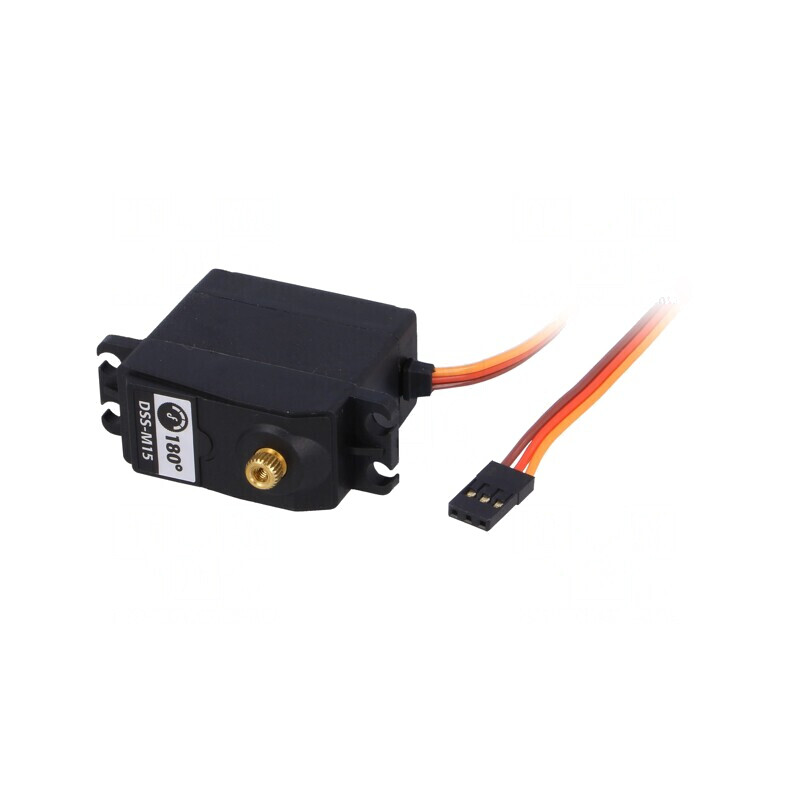 Servomecanism Analogic Metalic 180° 4,8-7,2VDC | Electronic-mag.ro | Componente Electronice