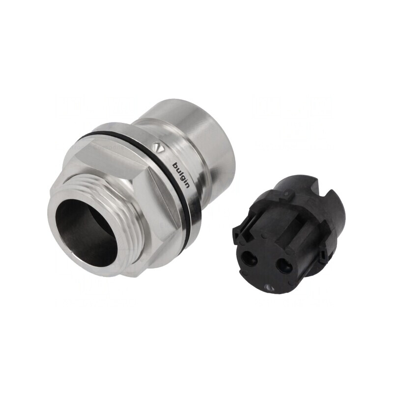 Conector Circular Soclu Mamă 2 Pin Buccaneer 6000 Nichelat | Electronic-mag.ro | Componente Electronice
