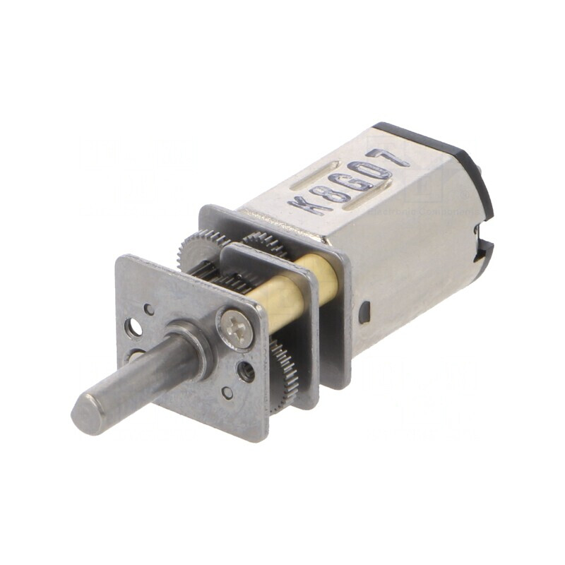Motor DC cu Transmisie 6V 380:1 Micro Metal | Electronic-mag.ro | Componente Electronice