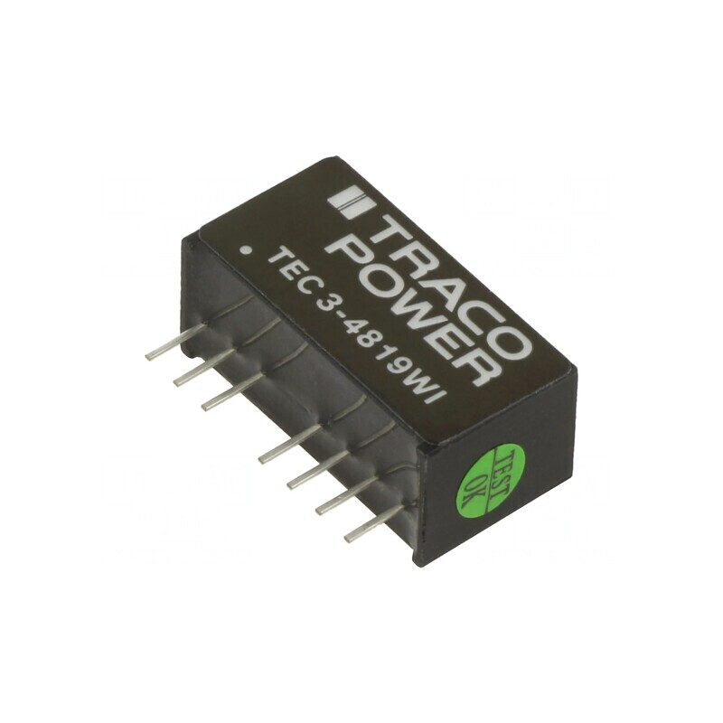 Convertor DC/DC 3W 18-75V la 9V 333mA SIP8 | Electronic-mag.ro | Componente Electronice