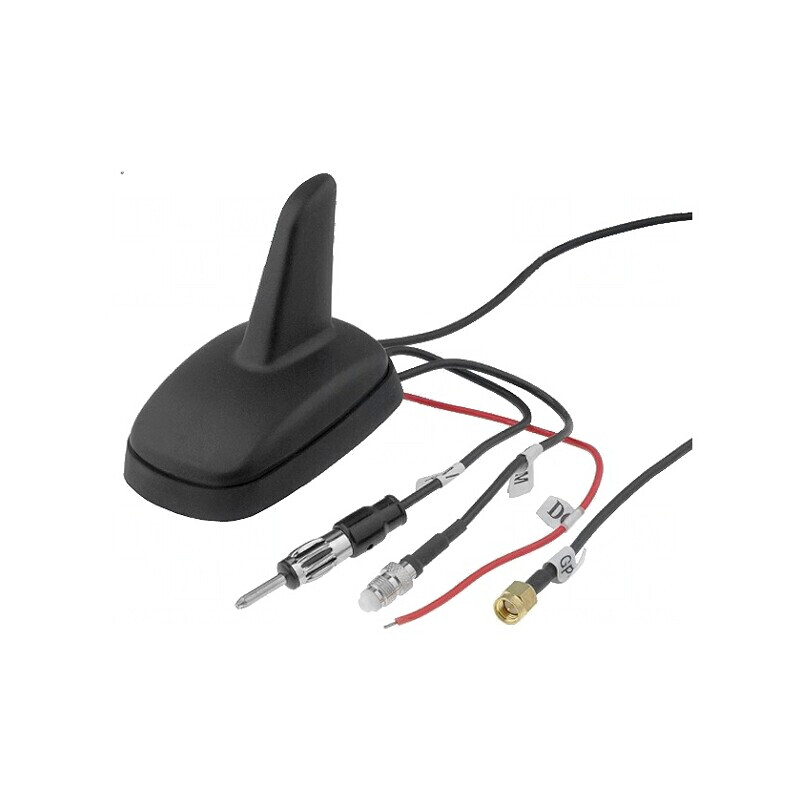 Antena Auto SHARK AM/FM/GPS/GSM Neagră 12VDC | Electronic-mag.ro | Componente Electronice
