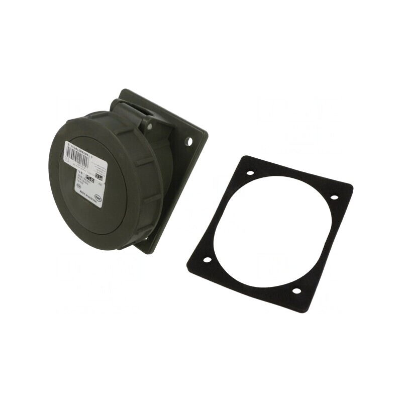Conector Alimentare AC Trifazat 32A 230V IP67 Soclu Mamă | Electronic-mag.ro | Componente Electronice