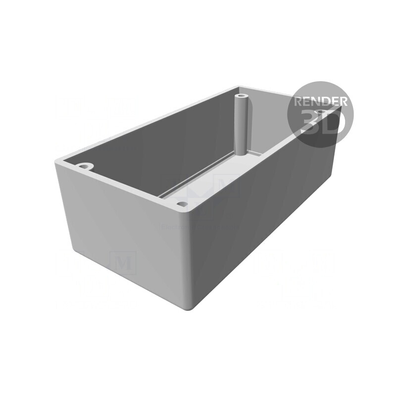 Carcasă ABS cu Ecranare din Oțel Inoxidabil 66x130x55mm | Electronic-mag.ro | Componente Electronice