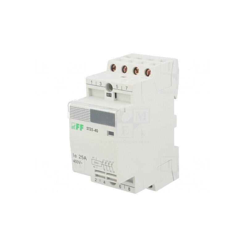 "Contactor 4P 25A 230VAC NO IP20" | Electronic-mag.ro | Componente Electronice