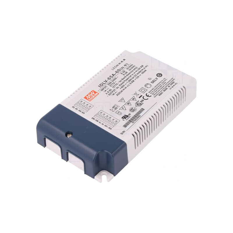 Alimentator LED 65W 60V IP20 | Electronic-mag.ro | Componente Electronice