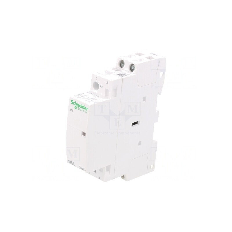 Contactor 2P 16A 220VAC IP20 18mm | Electronic-mag.ro | Componente Electronice