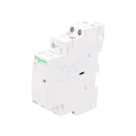 Contactor 2P 16A 220VAC IP20 18mm | Electronic-mag.ro | Componente Electronice
