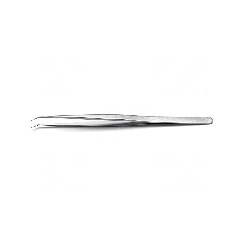 Pensetă Precizie 140mm Vârf Curbat 65A.SA | Electronic-mag.ro | Componente Electronice