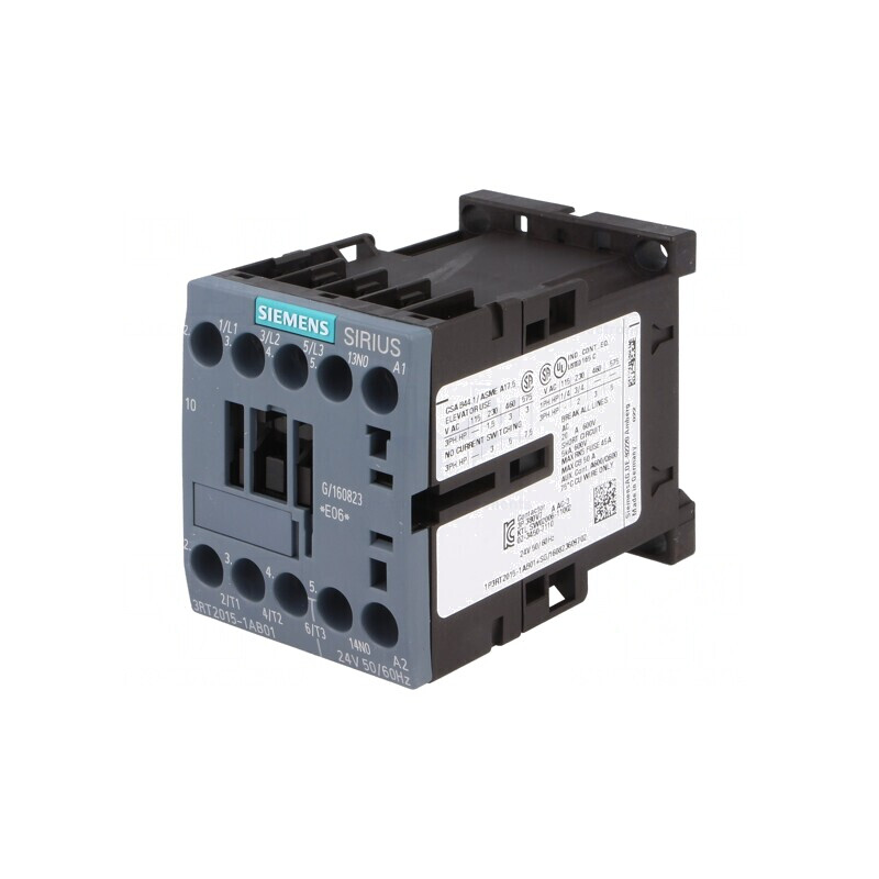 Contactor 3-polar NO 24VAC 7A cu 3 contacte auxiliare | Electronic-mag.ro | Componente Electronice Contactor 3-polar NO 24VAC 7A cu 3 contacte auxiliare | Electronic-mag.ro | Componente Electronice