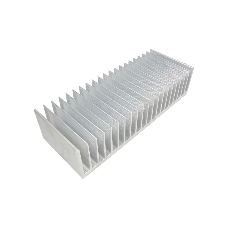 Radiator extrudat cu aripioare 100x262x60mm brut | Electronic-mag.ro | Componente Electronice