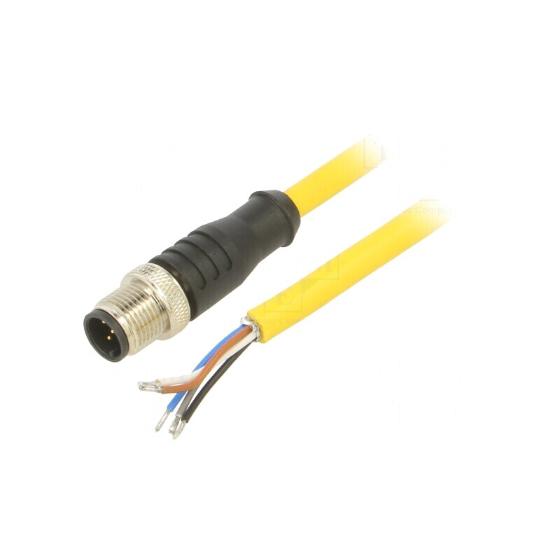 Cablu de Conectare M12 5 Poli 5m 250VAC 4A PVC | Electronic-mag.ro | Componente Electronice Cablu de Conectare M12 5 Poli 5m 250VAC 4A PVC | Electronic-mag.ro | Componente Electronice