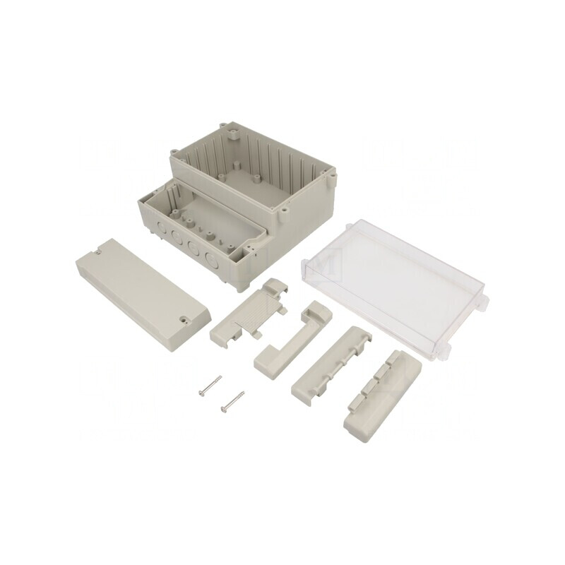 Carcasă montare perete ABS gri 166x161x93mm | Electronic-mag.ro | Componente Electronice Carcasă montare perete ABS gri 166x161x93mm | Electronic-mag.ro | Componente Electronice