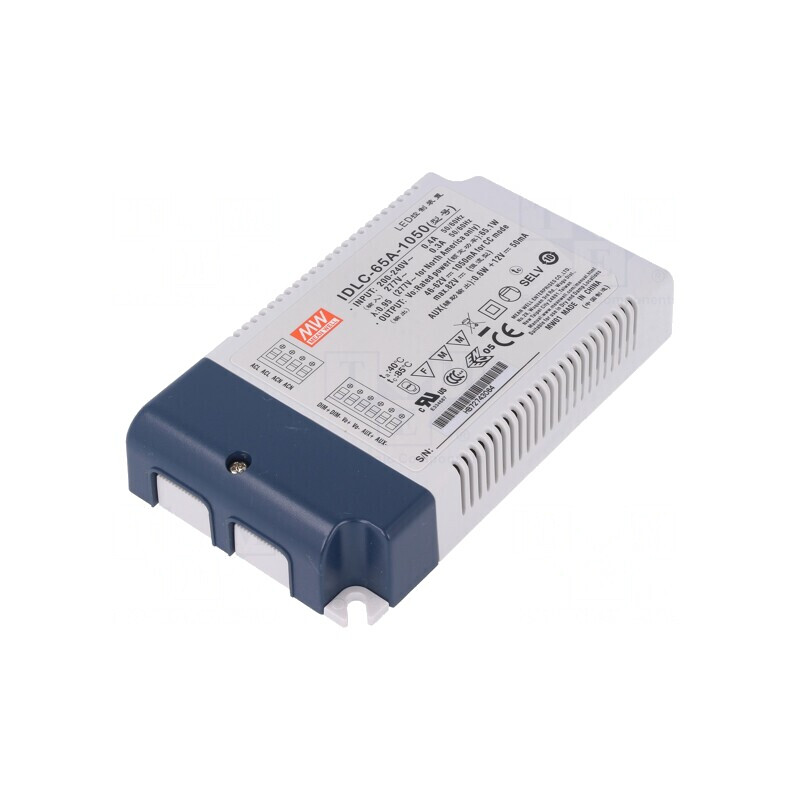 Alimentator LED 65W 46-62VDC 1050mA | Electronic-mag.ro | Componente Electronice
