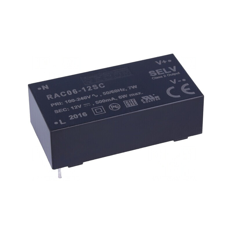 Convertor AC/DC 6W 12V | Electronic-mag.ro | Componente Electronice