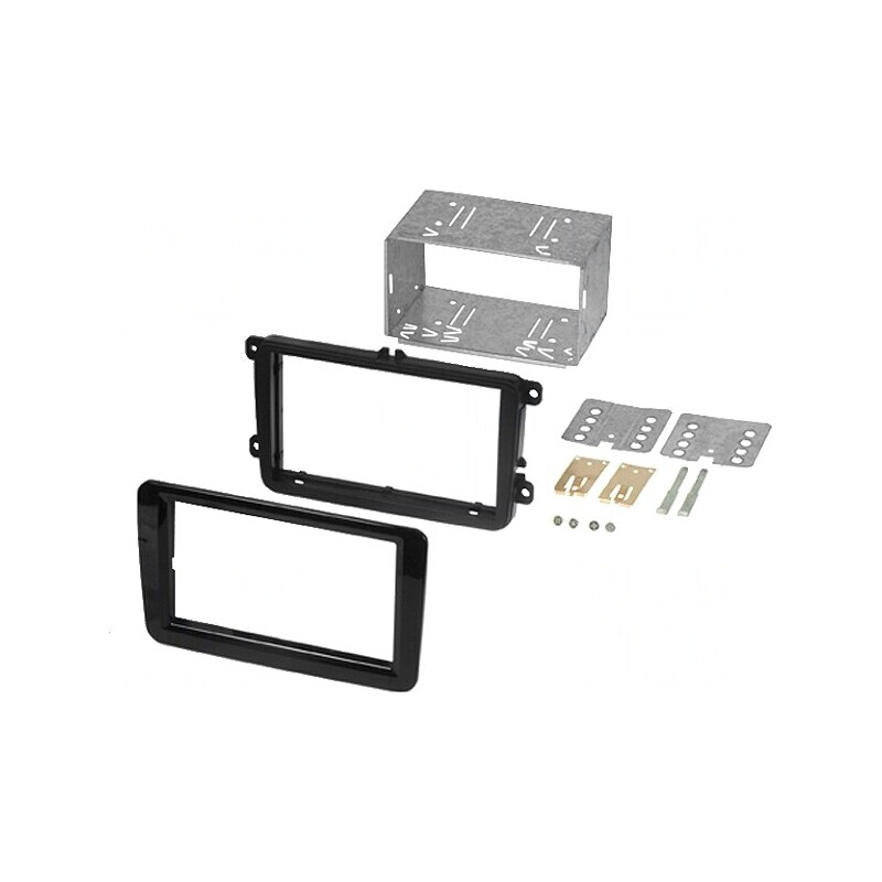 Cadru radio 2 DIN negru lucios Seat VW Škoda | Electronic-mag.ro | Componente Electronice