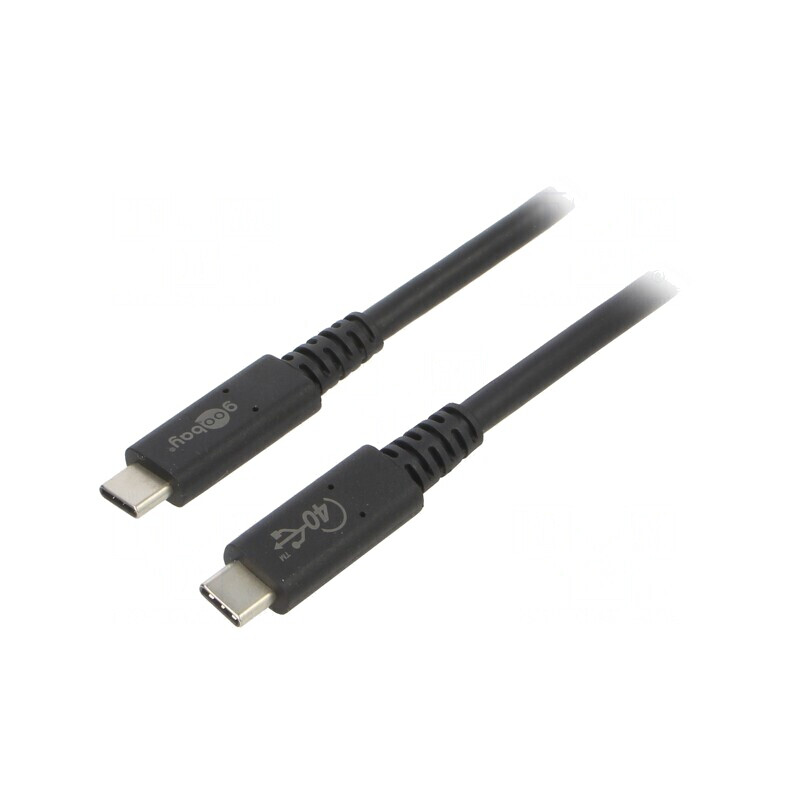 Cablu Thunderbolt 3 USB 4.0 USB-C 1m | Electronic-mag.ro | Componente Electronice