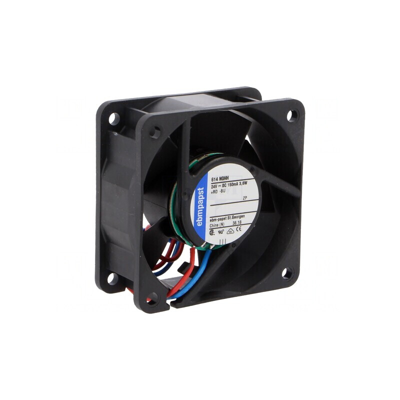Ventilator DC Axial 24V 60x60x25mm 56m3/h 43dBA | Electronic-mag.ro | Componente Electronice
