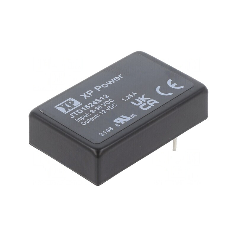 Convertor DC/DC 15W 9-36V la 12V 1250mA | Electronic-mag.ro | Componente Electronice Convertor DC/DC 15W 9-36V la 12V 1250mA | Electronic-mag.ro | Componente Electronice