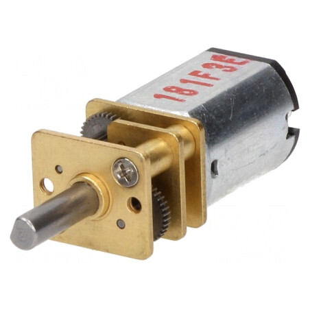 Motor DC cu Transmisie 6V 1,6A Ax Crestătură D 75:1 | Electronic-mag.ro | Componente Electronice