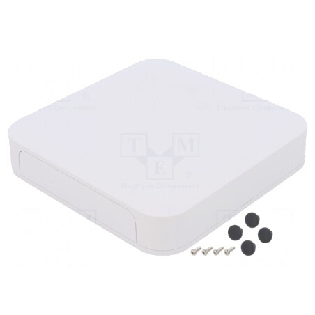 Carcasă ABS Albă IP40 175x175x35mm | Electronic-mag.ro | Componente Electronice
