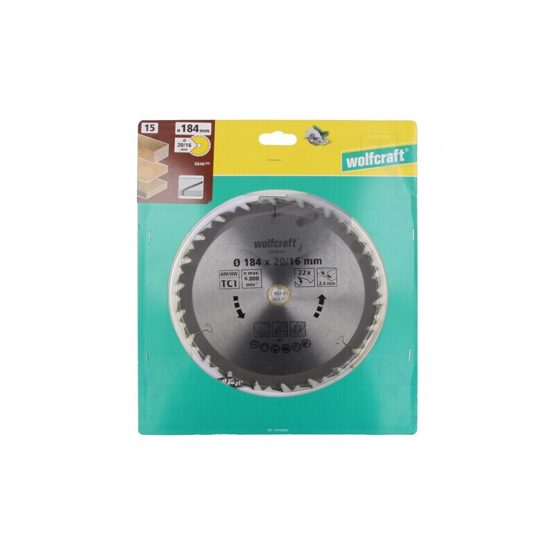 Disc Ferăstrău Circular 184mm 22 Dinți | Electronic-mag.ro | Componente Electronice Disc Ferăstrău Circular 184mm 22 Dinți | Electronic-mag.ro | Componente Electronice