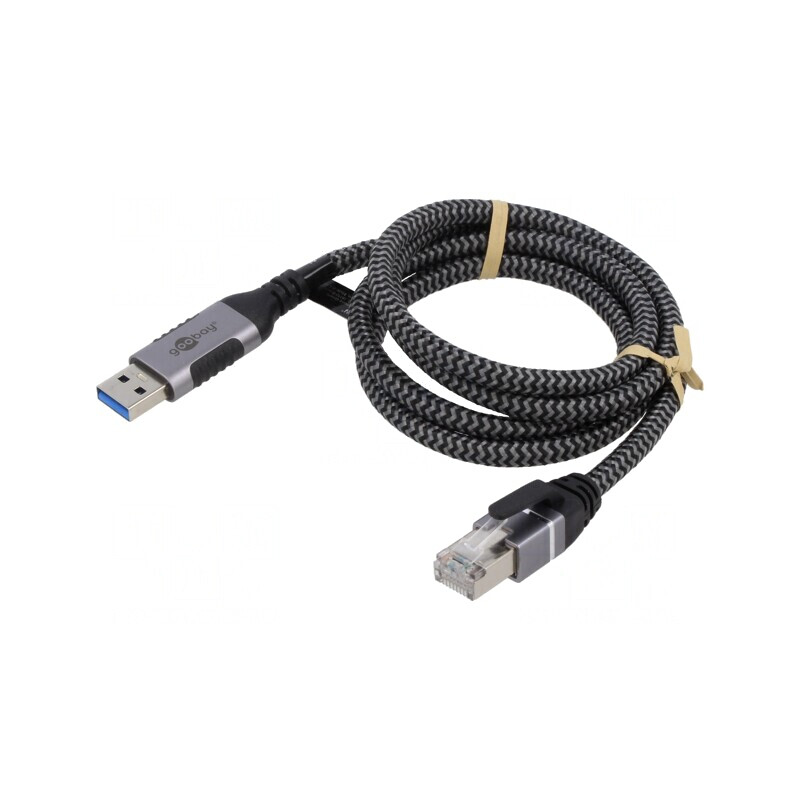 Cablu USB 3.0 RJ45 3m Negru/Gri | Electronic-mag.ro | Componente Electronice