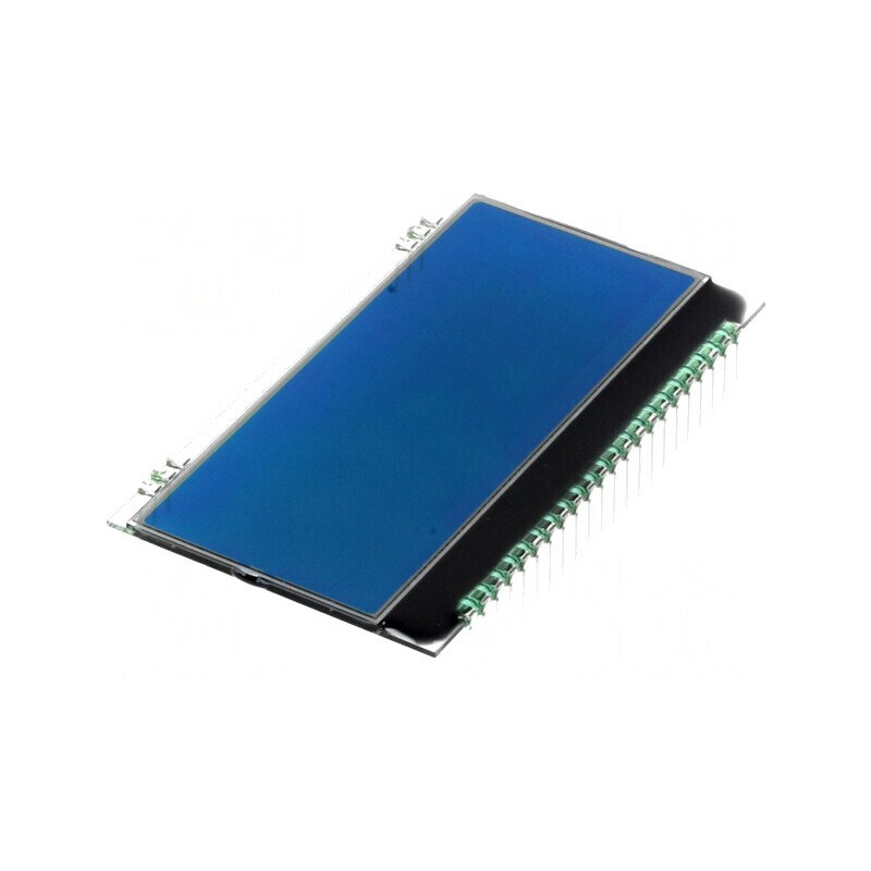 Afişaj LCD alfanumeric 20x4 albastru 66x38 mm | Electronic-mag.ro | Componente Electronice